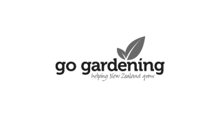 Go Gardening logo BW