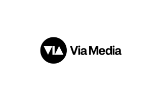 Via media logo BW